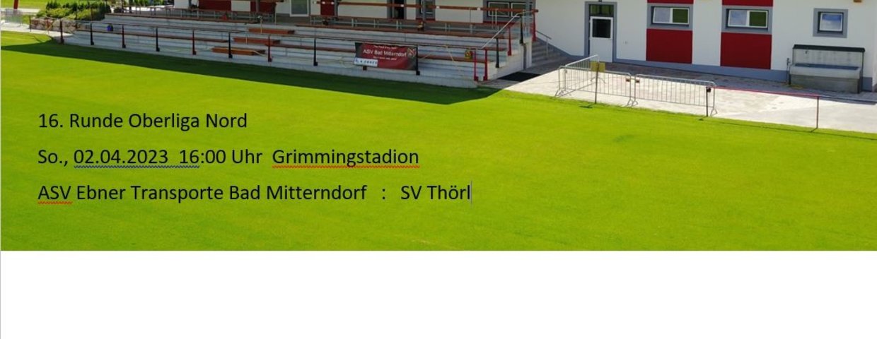 16. Runde Oberliga Nord
