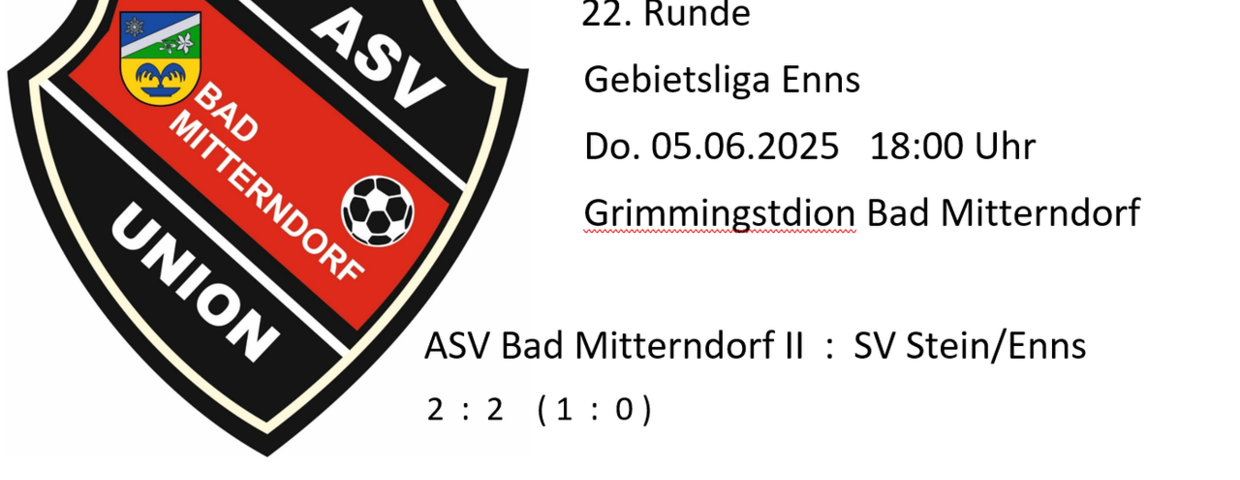 22. Runde Gebietsliga Enns